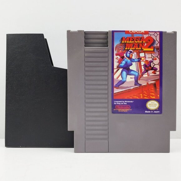 Mega Man 2 NES Nintendo Video Game 1989 Authentic Tested Capcom - Picture 1 of 12